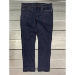 Jcrew 770 Straight Jeans Mens 36x32 Blue Dark Wash Denim Destination